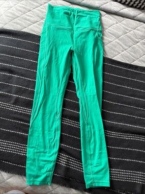 Lululemon green High-Waist Leggings with pockets